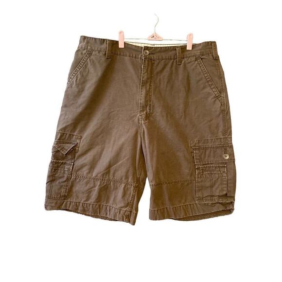 Levi’s Cargo Shorts Mens Size 40 Wide Khaki Brown - Picture 1 of 16